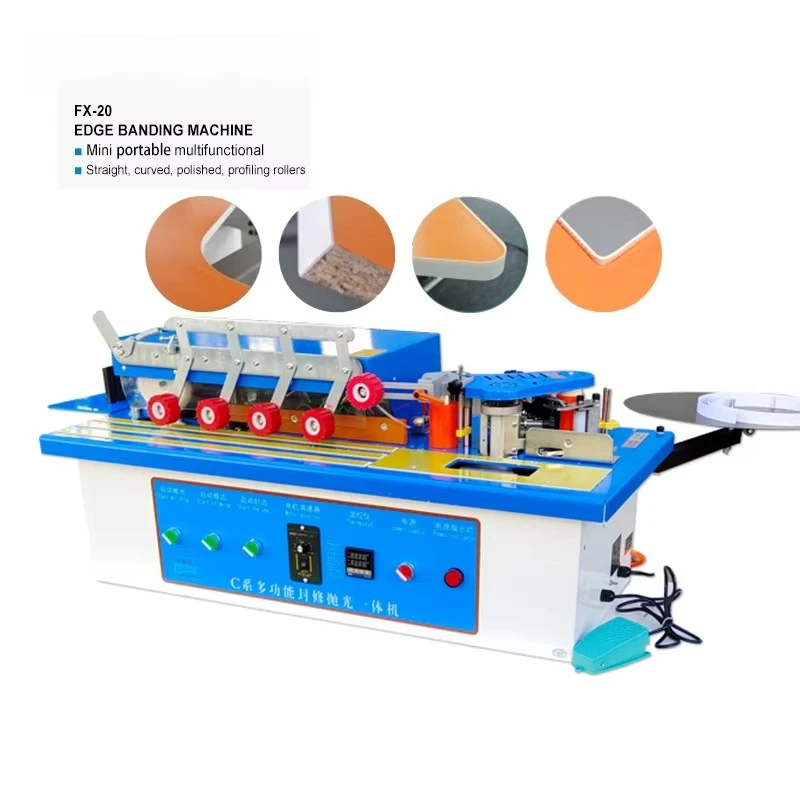 

For Woodworking Door Use Small Corner Trimming Mini Portable Edge Banding Machine Straight