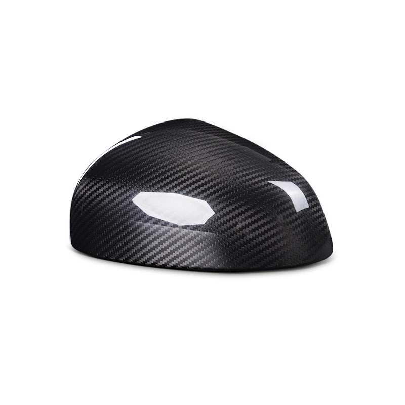 Rear View Side Mirror Caps Replacement Car Mirror Cover Shell Case For Smart 453 Fortwo Forfour Glossy Carbon Fiber Accessories