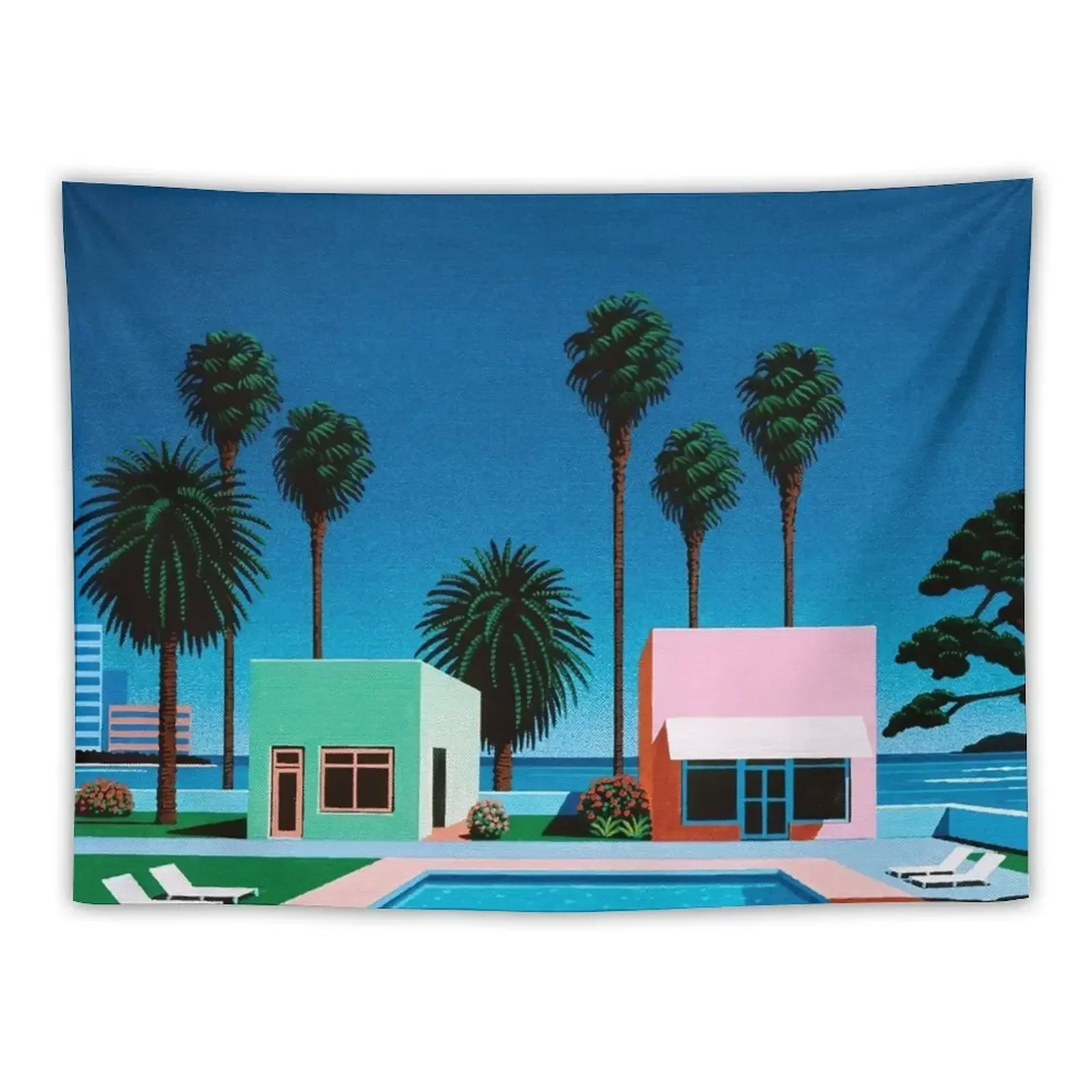 

Hiroshi Nagai Vaporwave Tapestry Room Decoration Accessories Home Decor Accessories Tapestry