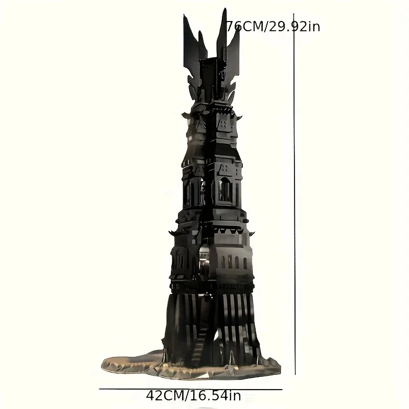 2024 New Movie Series The Tower of Orthanc Building Blocks Educational Toy Large Building Blocks Compatible 16010 10237