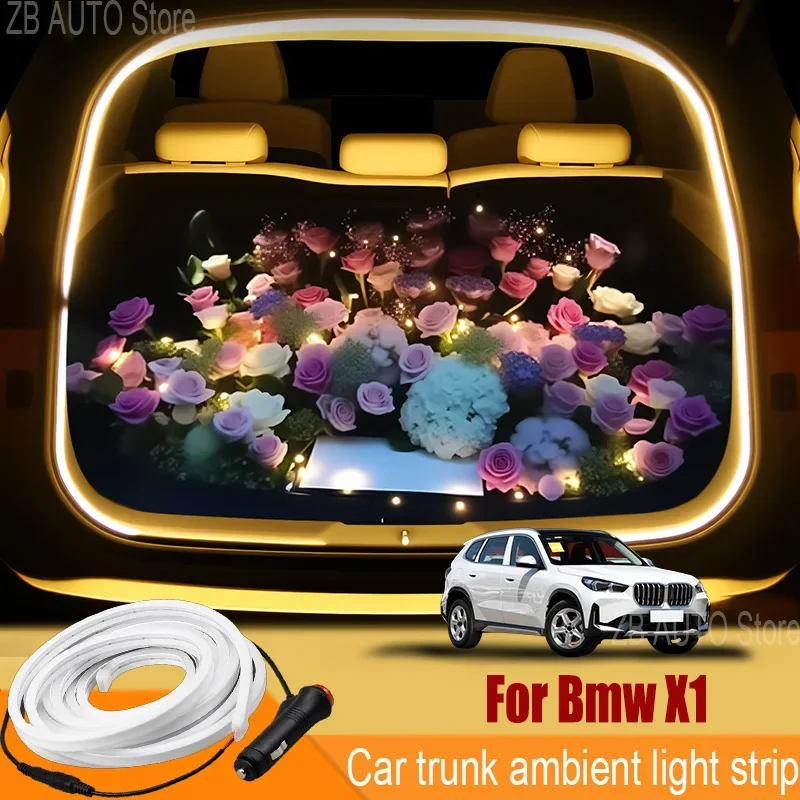 

For bmw X1 Automobile trunk ambient light automatic sensing car interior lighting with accessories