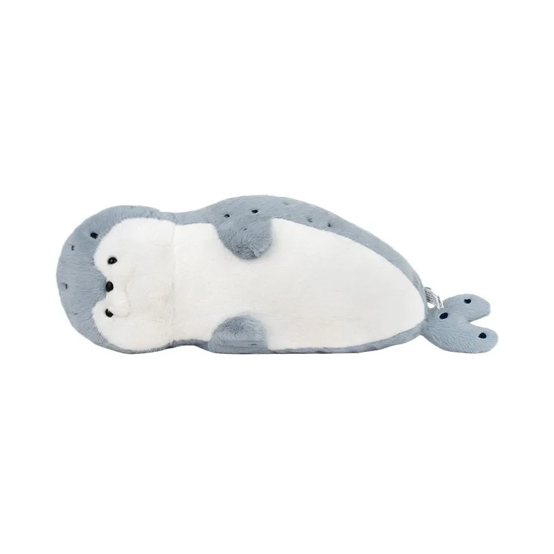New Seal Plush Toy Soft Pillow Lifelike Stuffed Marine Life Sea Otter Soft Doll Simulation Seal Cushion Christmas Birthday Gift