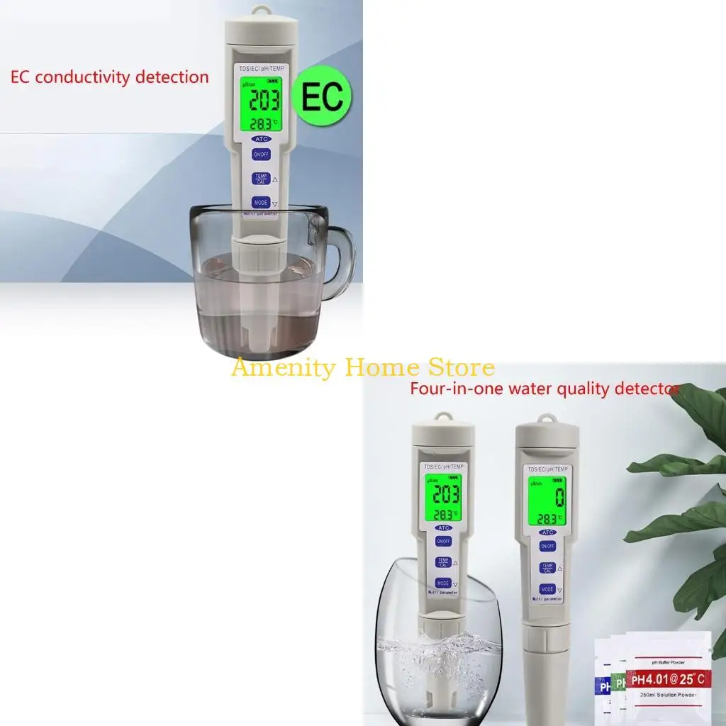 

F26C 4 в 1 EC Temp Tester Карманный тестер качества воды для питьевой воды