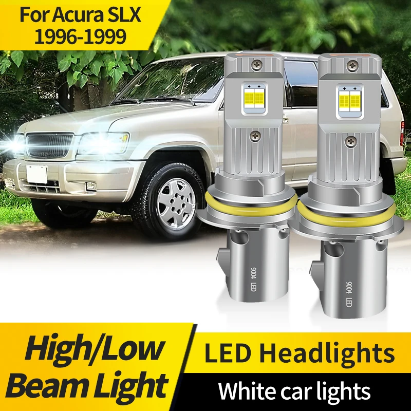 

2PCS For Acura SLX 1996-1999 9004 HB1 Auto Headlight with Fan Car Headlamp 40W 12V Hi/Lo Beam 30000LM 6000K White LED Bulbs ﻿