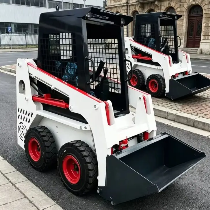 

Customized Skid Steer Transporter, Multifunctional Skid Steer Loader, Skid Steer Machinery for Agriculture & Construction