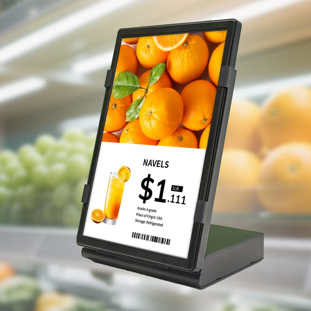 Minew 10.1inch Electronic Labels Digital Signage and Display Poster Video Player LCD Electronic Shelf Label ESL for Retailers