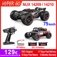 Hyper Go 75KM MJX 14210 V3.0 14209 1/14 RC Car Brushless 2.4G Remote Control 4WD Off-road Racing  RC Truck Electric Hobby Toy