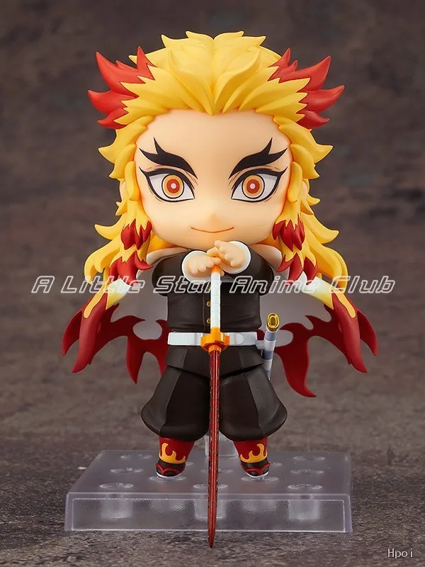 In Stock Original GSC Nendoron 1541 Blade of Demon Destruction Rengoku Kyoujurou Toys Gifts Model