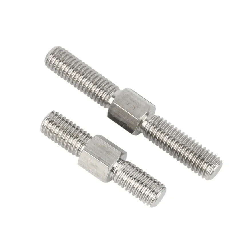 

M3-M16 304 Stainless Steel Left and Right Hand Thread Double End Stud Bolts / Positive Negative Threaded Rod for Tensioning