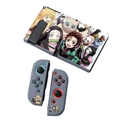 Anime Demon Slayer Tanjirou Nezuko TPU Soft Case for Nintendo Switch NS Game Console Controller JoyCon Split Protective Case