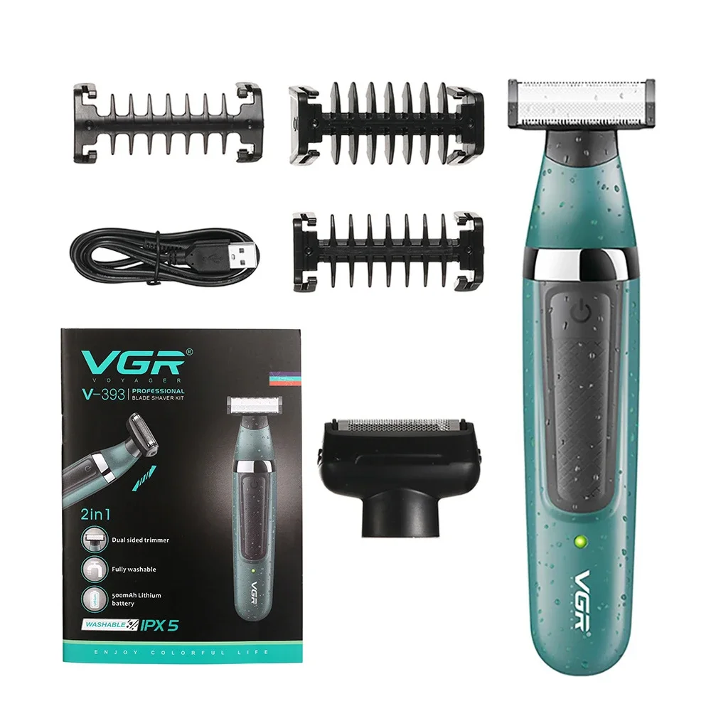 Houselin Hybrid Electric Beard Trimmer and Shaver, Multi-functional Convenient Electric Razor, No Setback Package