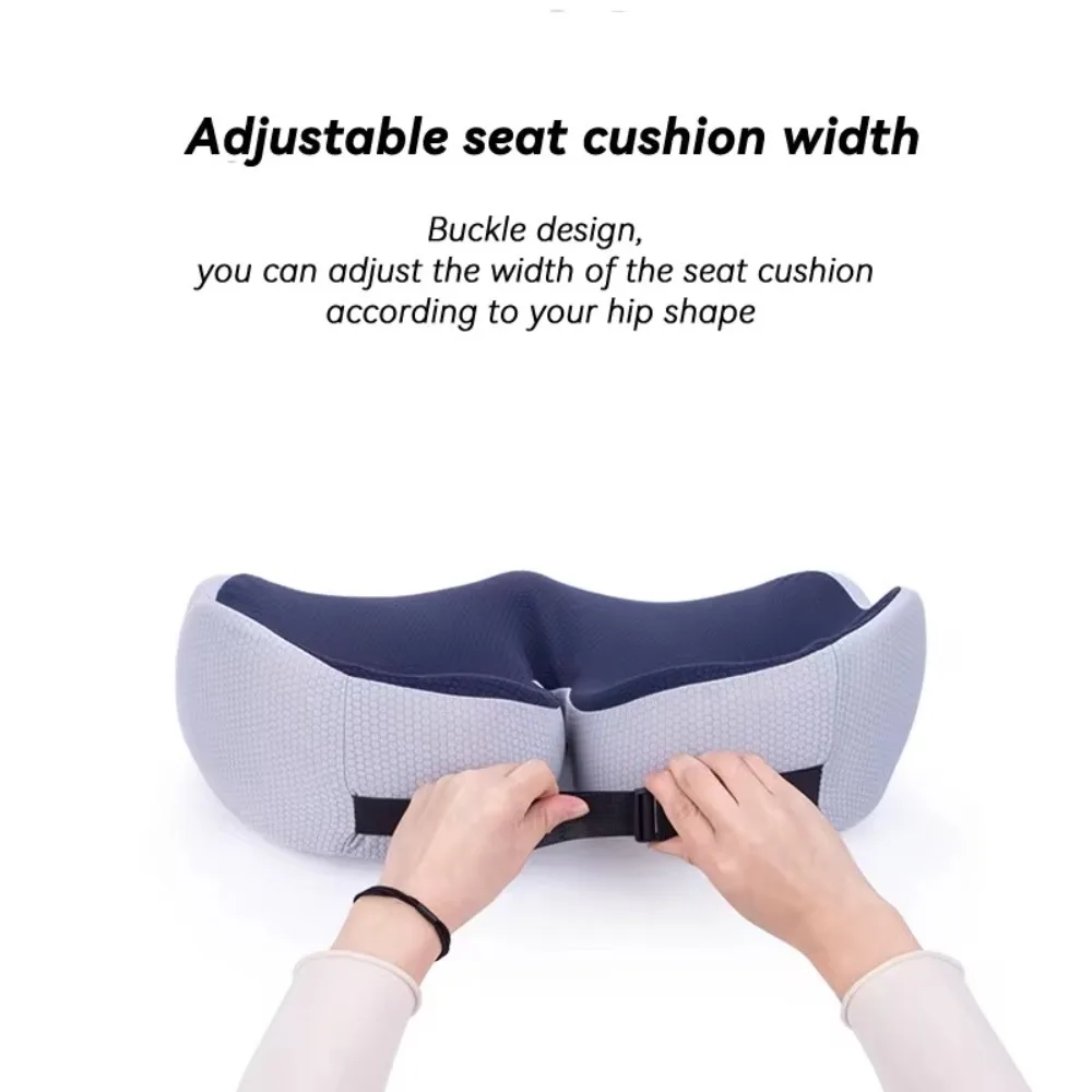 Durable Reduce Fatigue Memory Foam Sit Cushion Soft Comfortable Chair Pad Sitting Tailbone Sciatica Pain Relief Cushion