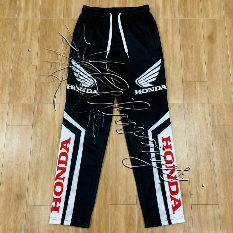 2026 جديد المسار تصميم هوندا سباق الدراجات النارية السراويل الرجال الرياضة تنفس موتو على الطرق الوعرة متحمس السراويل دراجة هوائية جبلية السراويل #2