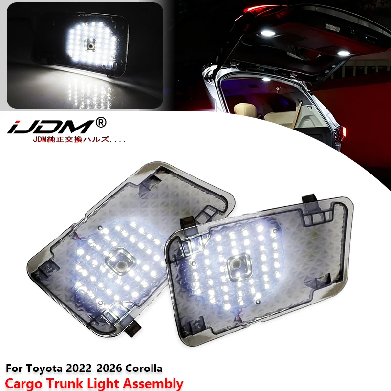 2PCS Car Tail Lights Rear Cargo Trunk Light Assembly For Toyota Corolla Cross 2022 2023 2024 2025 2026 White Trunk Light