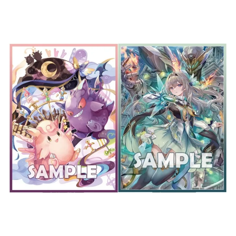 Pokémon Alefable Gengar Animation Characters PTCG Card, Film, Anime Irritation, Jeu, Collection, Cartes, Étui de protection, Jouet, Cadeau, 60Pcs