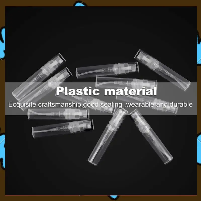 

Promotion! 400 Pcs Disposable Perfume Atomizer, Clear Plastic Spray Bottle Portable Fragrance Spray Bottle - 3Ml