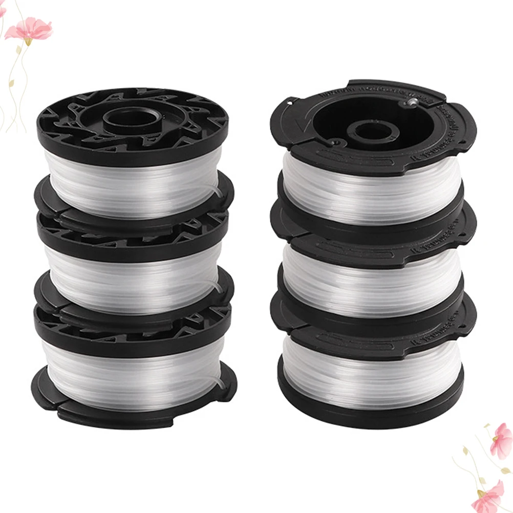 

6PCS Grass Trimmer Line Accessories Durable Weed Clippers Replacement Spool Mowing Wire Compatible For Various Models