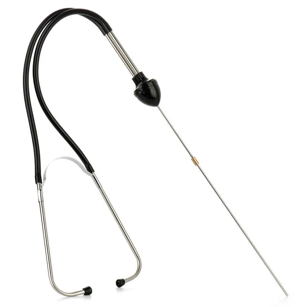 ميكانيكا السيارات اسطوانة السماعة الفولاذ المقاوم للصدأ ميكانيكا السيارات اسطوانة السماعة أداة محرك السيارة التشخيص أداة السمع #6