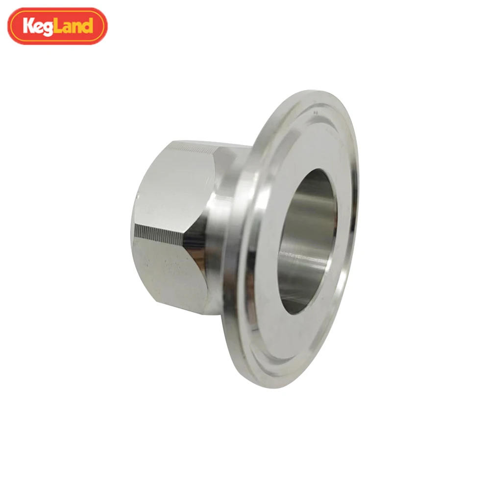 KegLand 1.5 Tri-Clover to 3/4 Inch Female Stainless Steel Connector Home Brewing