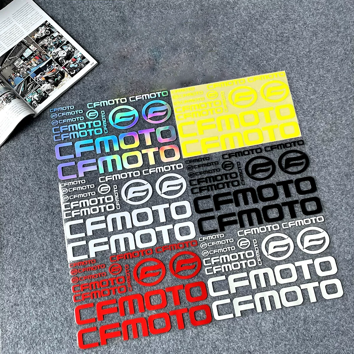 Bicycle Helmet - CFMOTO ビニールステッカー ロゴ バイクタンク ヘルメット バイク