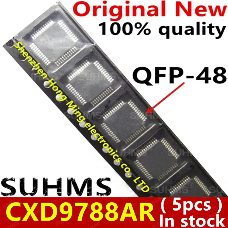 (5piece)100% New CXD9788AR CXD9788 QFP-48 Chipset