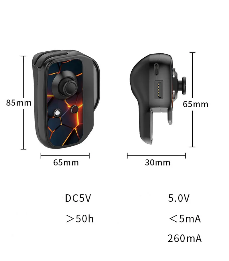 Mobile Game Controller Gamepad จอยสติ๊ก Trigger Aim ยิงเกมใช้สำหรับ IOS Android