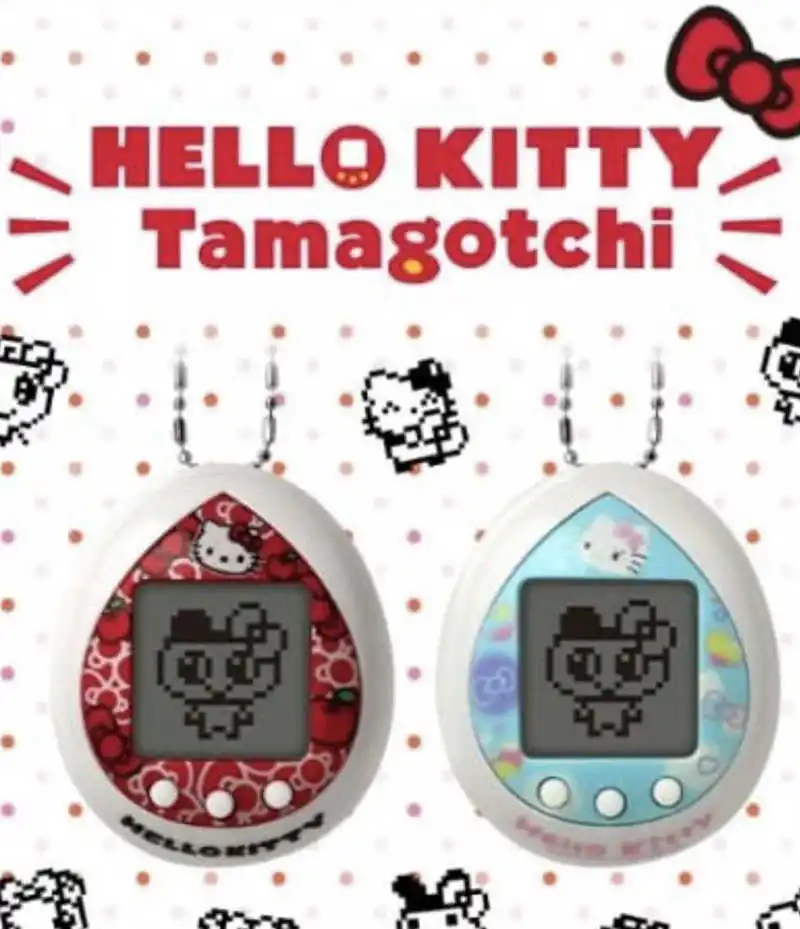 In Stock BANDAI HELLO KITTY 2024 TAMAGOTCHI NANO Red Green Tamagotchi  Electronic Pet Eggs Toy