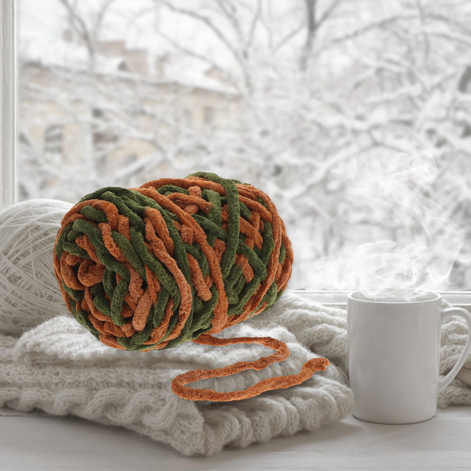 

Thick Yarn for Crocheting Chunky Knitting Thread Acrylic Yarn for Hats Scarves Sweaters DIY Crochet Thread Crochet Supplies