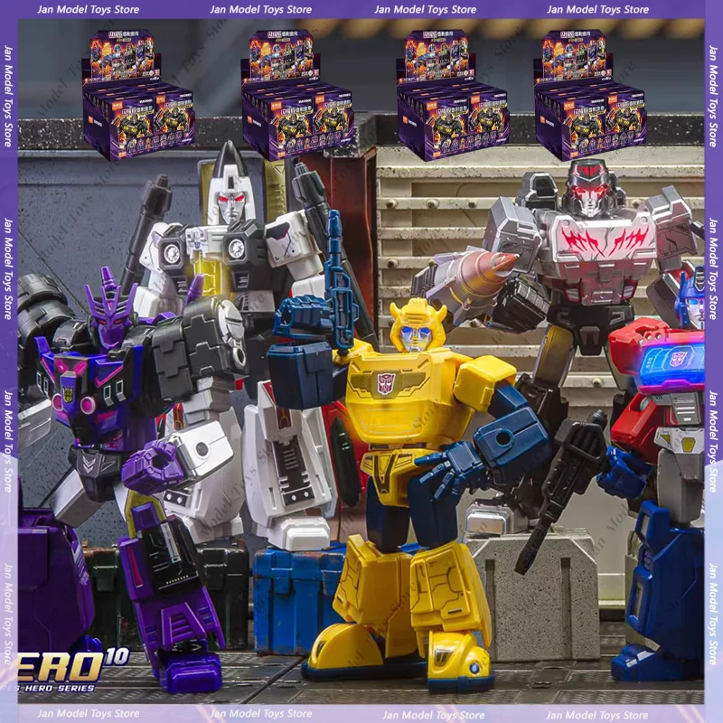 Echte Blokees Transformation Sparkling Edition Vol.3 Megatron Idw Tarn Figur Modell Roboter Blind Box Emit Licht Spielzeug Individuelles Geschenk