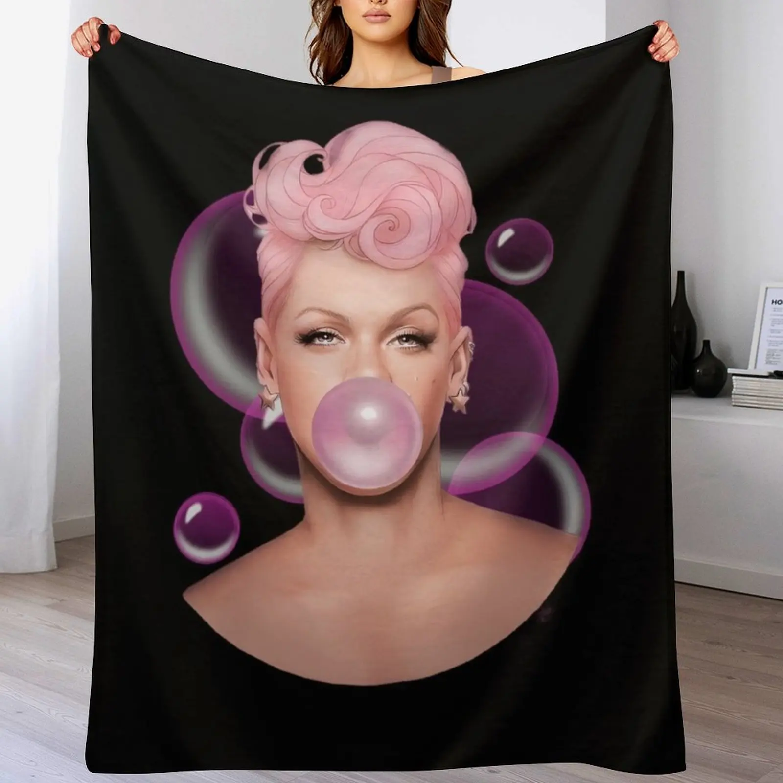 

Summer Carnival Bubblegum Tour Pink Pnk P Nk Throw Blanket Summer Beddings Decorative Sofas Blankets For Bed Comforter Blankets