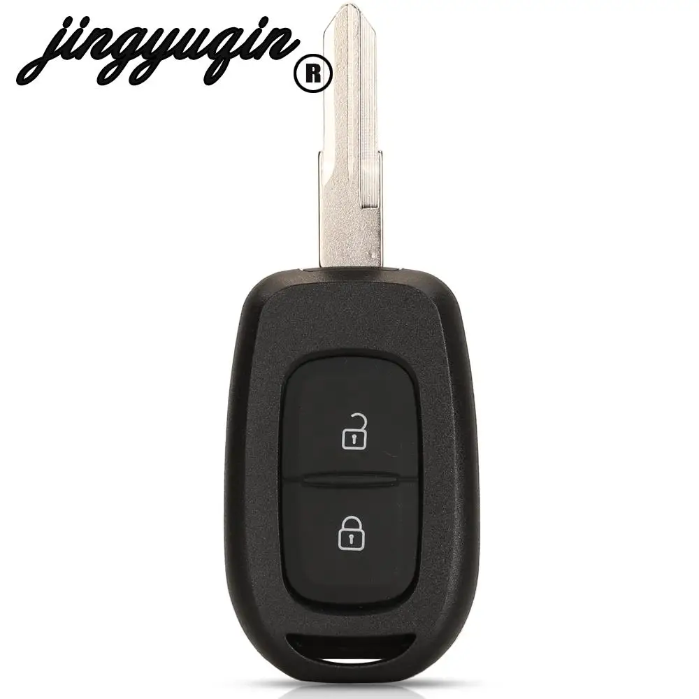 jingyuqin 2/3 Buttons For Renault for Renault Sandero Dacia Logan Remote Car Key Shell Fob Key Case Cover New Replacement