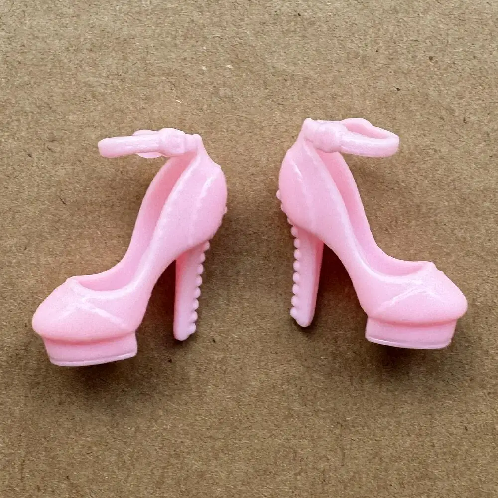 1/6 Scale Vintage High Heels Fashion Long Boots Barbi Doll Shoes Dollhouse Accessories DIY Playing Toys for Girls Collectible De