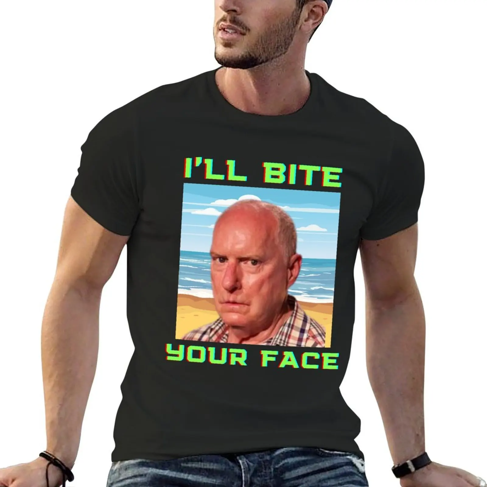 

I'll Bite Your Face Alf Stewart T-Shirt anime tshirt vintage clothes basketball graphic tees t shirts for men pack