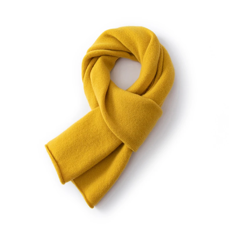 2025 invierno nuevo 100% bufanda de lana mujeres/hombres moda Color sólido al aire libre cálido suave lana accesorios de punto bufandas Unisex