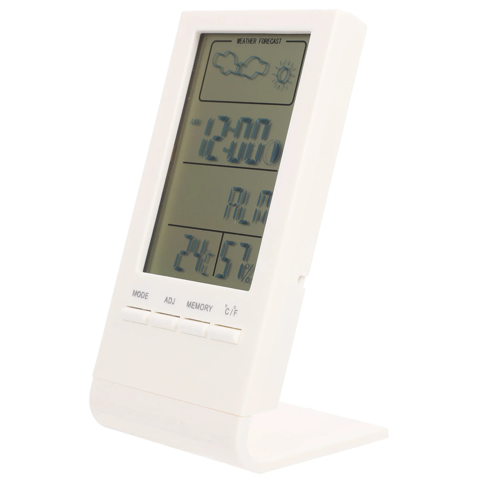 

Multi Function LCD Weather Clock Thermometer Hygrometer Calendar Temperature Humidity Meter Mini Desk Table Room Office