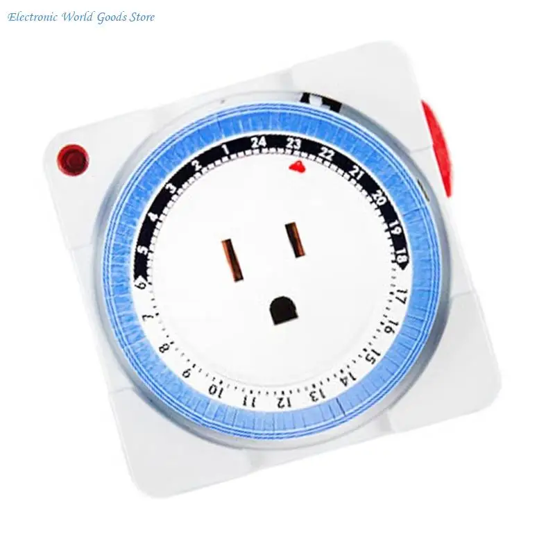 A3PD Global Plugs Compatibility Mechanical Timer Outlet 15Minute Switches Intelligent Countdown