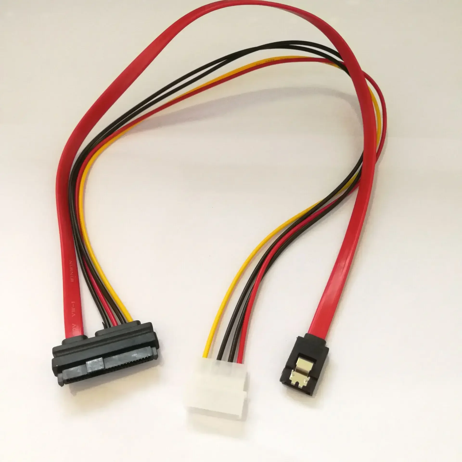 

SFF-8482 SAS 29P 29pin to SATA with IED 4pin Power supply cord Server Hard disk data cable