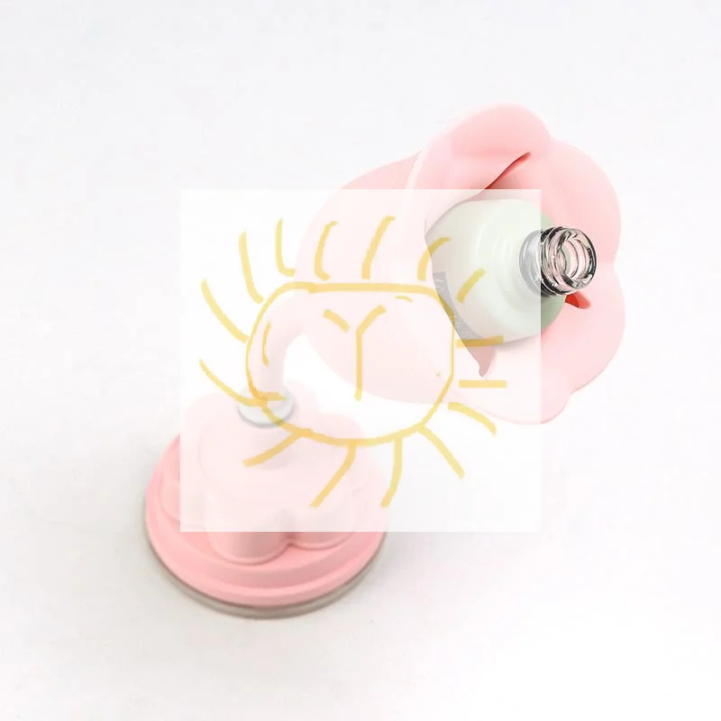 실리콘 매니큐어 홀더 안티 스플래시 병 스탠드 DIY 살롱 매니큐어 네일 주최자 디스플레이 스탠드 네일 아트 도구 액세서리