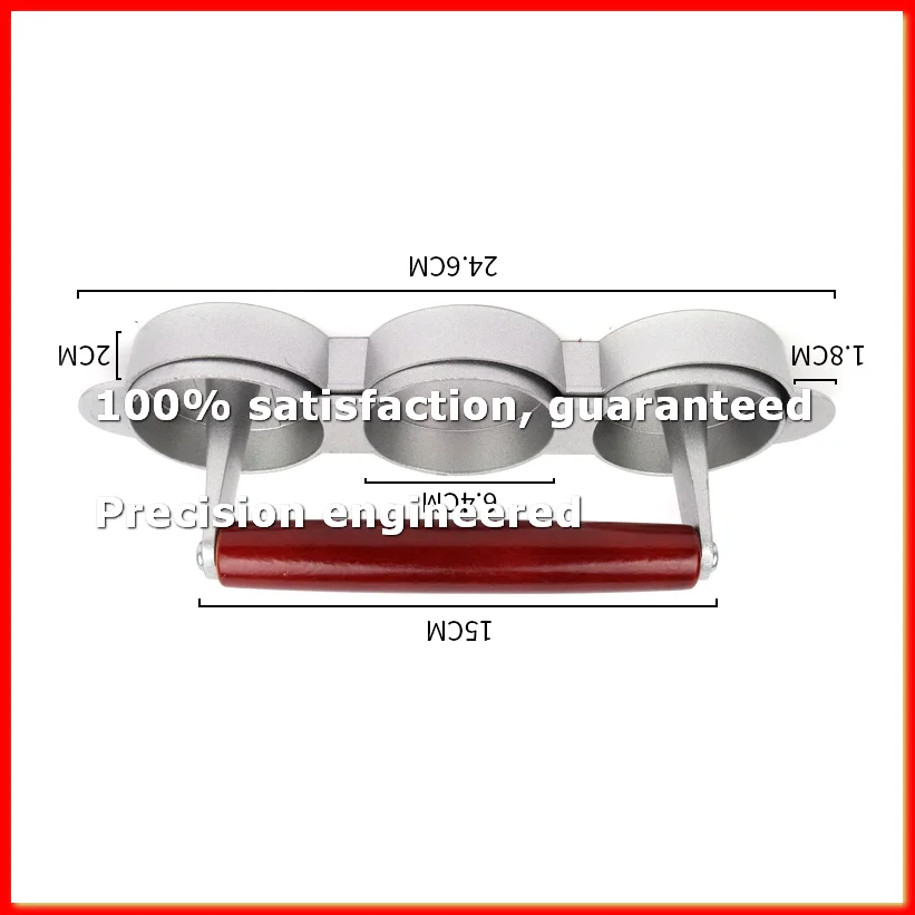 

Mini Hamburger Presses Nonstick 3 Slot Small Burger Patties Triple Beef Burger Maker Mold Machine Meat Kitchen-A09G