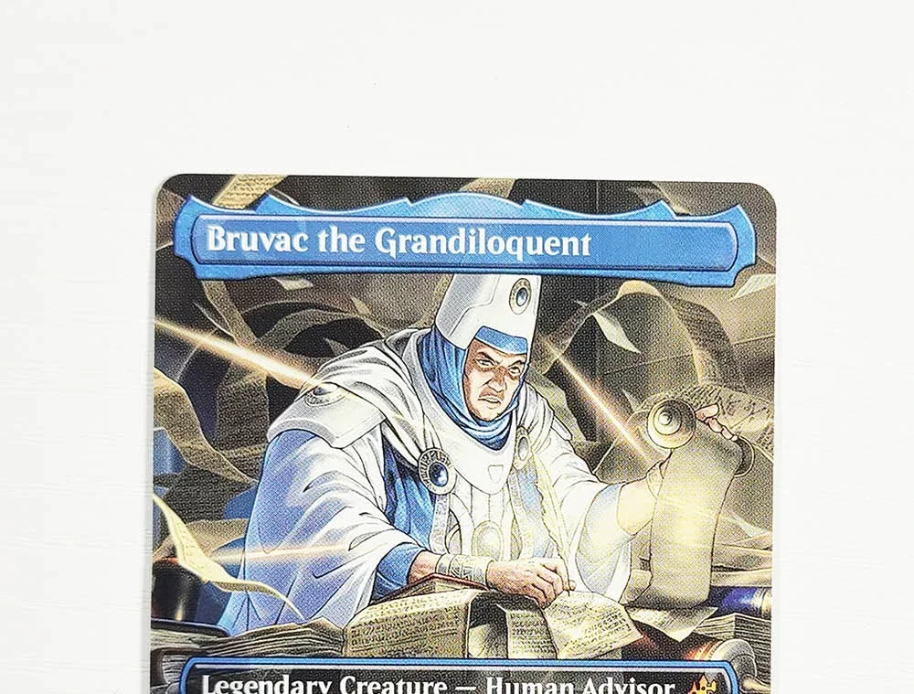 (Bruvac o Grandiloquente) Holo/Foil TCG Cartões Proxy Mágicos Jogo de Qualidade Proxy Reunião de Tabuleiro Jogando Cartões de Negociação Proxy