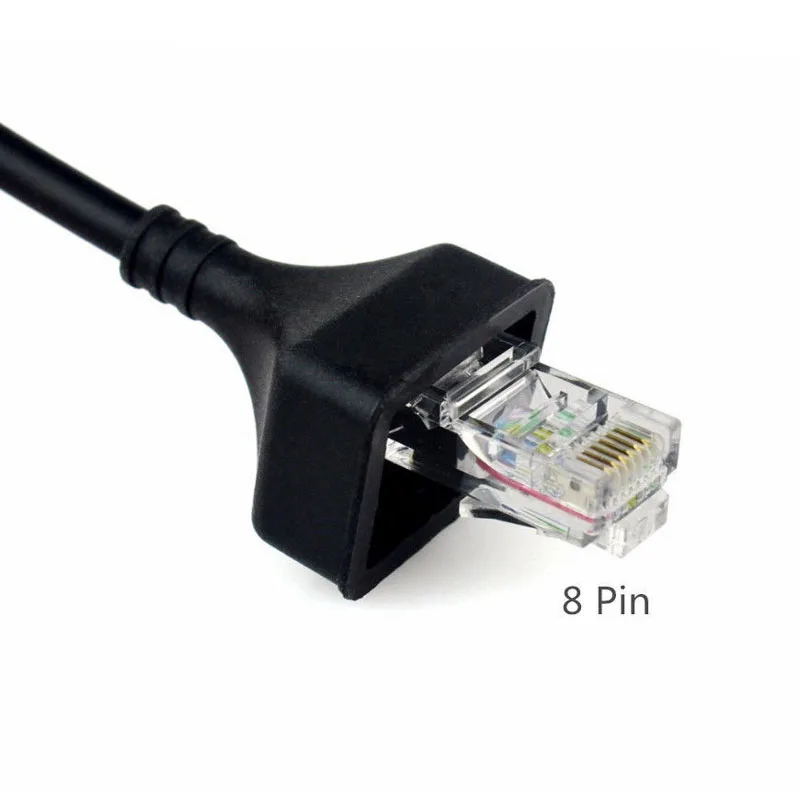 استبدال المتكلم Mic كابل ميكروفون 8 دبوس الحبل ل كينوود TM-271A TM-471A TK-760 TK-868G TK-768G TK-862G TK-762G راديو