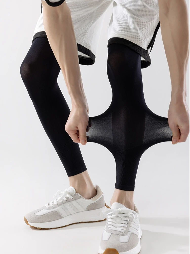 AliExpress NONE Ice Silk Leg Sleeves Warmer Anti-UV Breathable Running Leg Cover Unisex Elastic Sun Protection Basketball Cycling Leg Guards