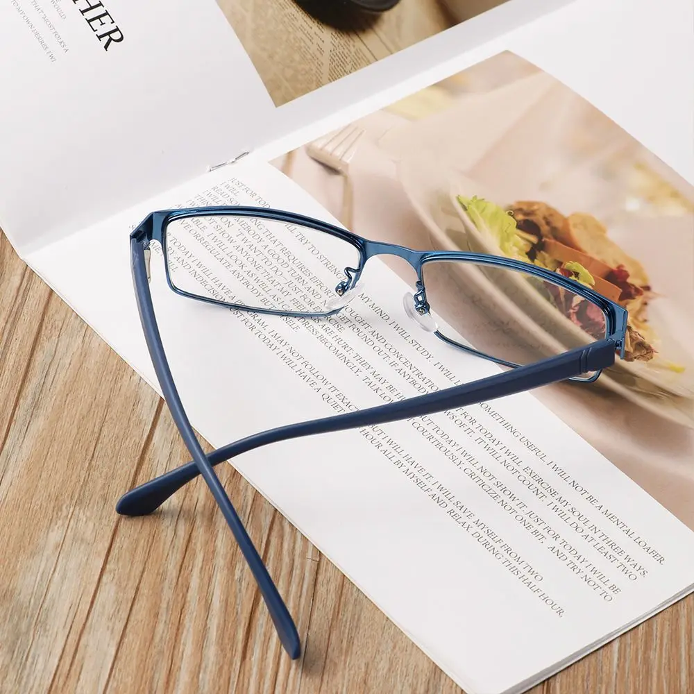 Men Ultra Light Resin Flexible Portable Eye wear Vision Care Eyeglasses +1.00~+4.0 Diopter Business Reading Glasses