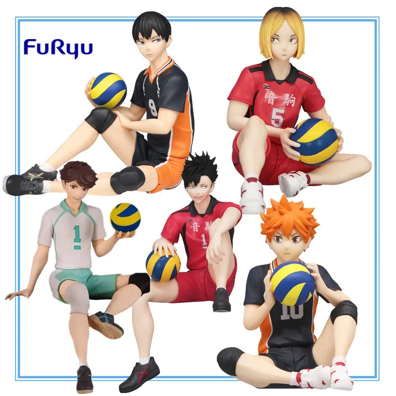 Furyu-オリジナルのPVCアクションフィギュア,ヌードルストッパー,おもちゃモデル,haikyuu,shoyo,hinata,tobio,kageyama,kozume,kenma,tetsurou,kuroo