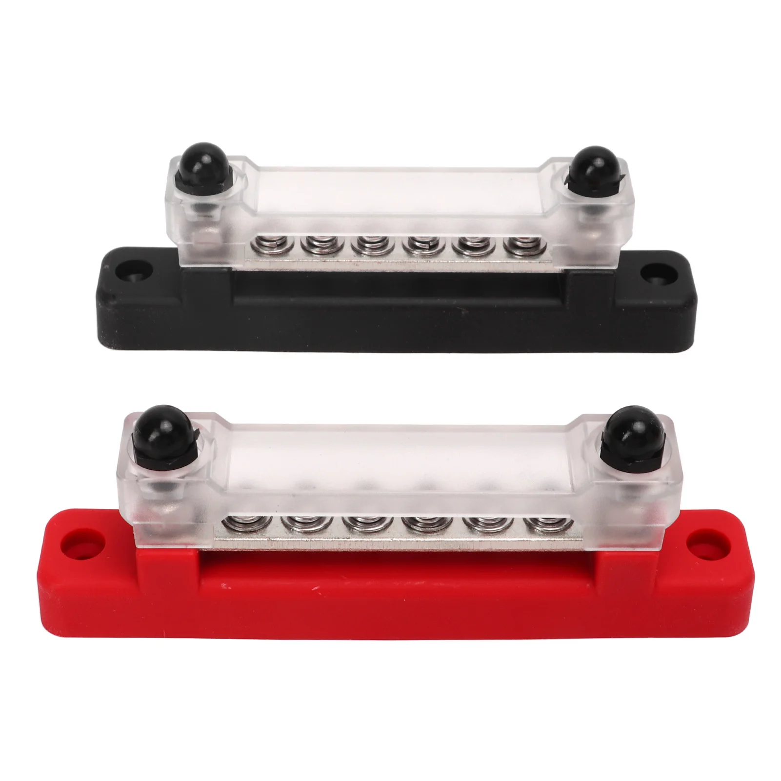 Bus Bar 48V 150A 6 Terminal for Car RV Boat 2 Studs 12 Terminals Battery Power Distribution OEM Replacement Block