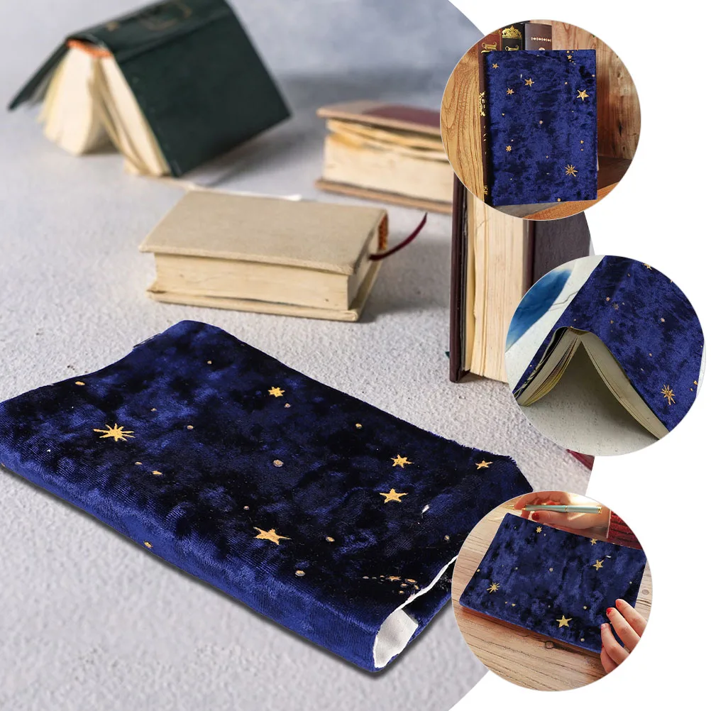 

Fabric Book Sleeve Cover A5 Size Decorative Diary Protector Reusable Scrapbook Cover For Students Hardcover Textbook