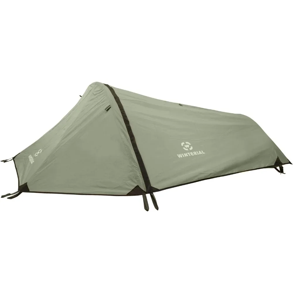 

Single Person Personal Tent - Lightweight One Person Tent with Rainfly, 2lbs 9oz,Stakes,Poles and Guylines Included Freight free