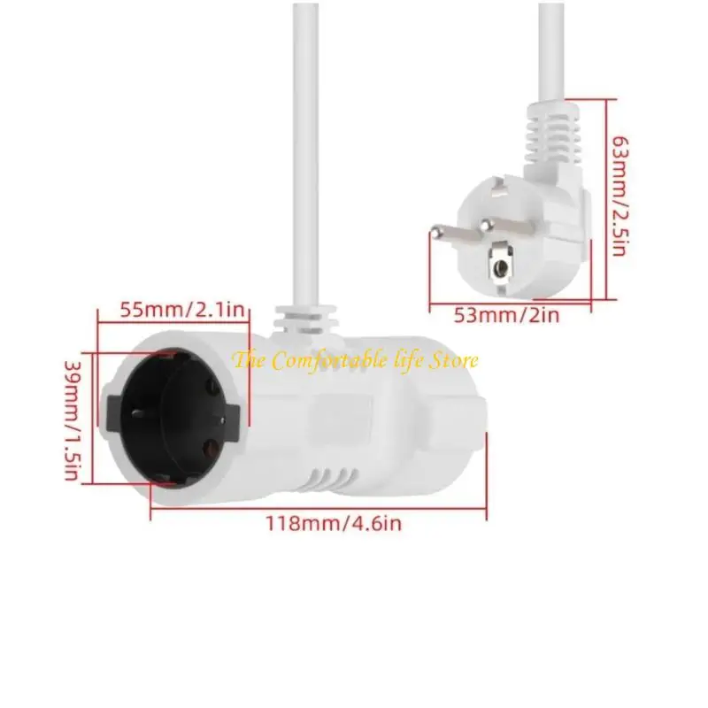 A9LA آمنة وعملية Cable Cable 2 Outlets 16A 250V للاستخدام المنزلي