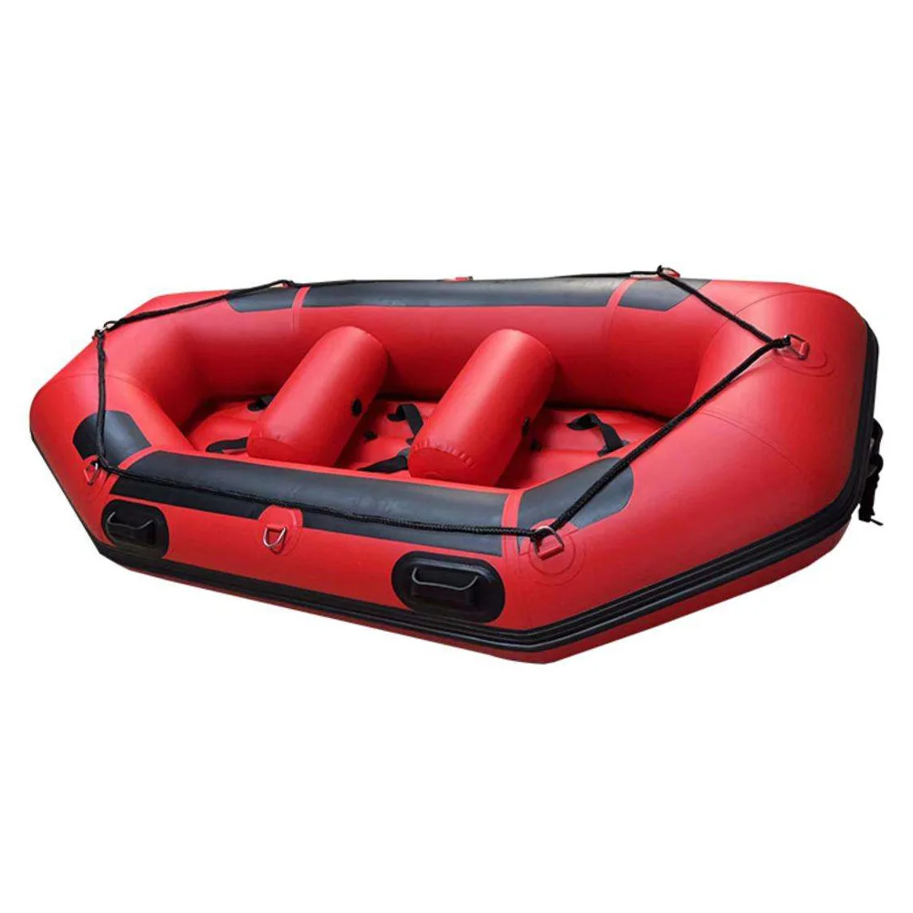 เรือยางล่องแก่งแบบลอยตัวได้เอง ผลิตจากวัสดุไฮพาลอนพีวีซีหนา สำหรับป้องกันน้ำท่วมและกู้ภัย