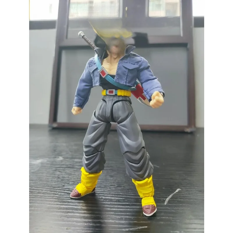 1/12 Scale Sleeveless Commoner Coat Blue Short Jacket Clothes Model Fit SHF Action Figures Body Accessories